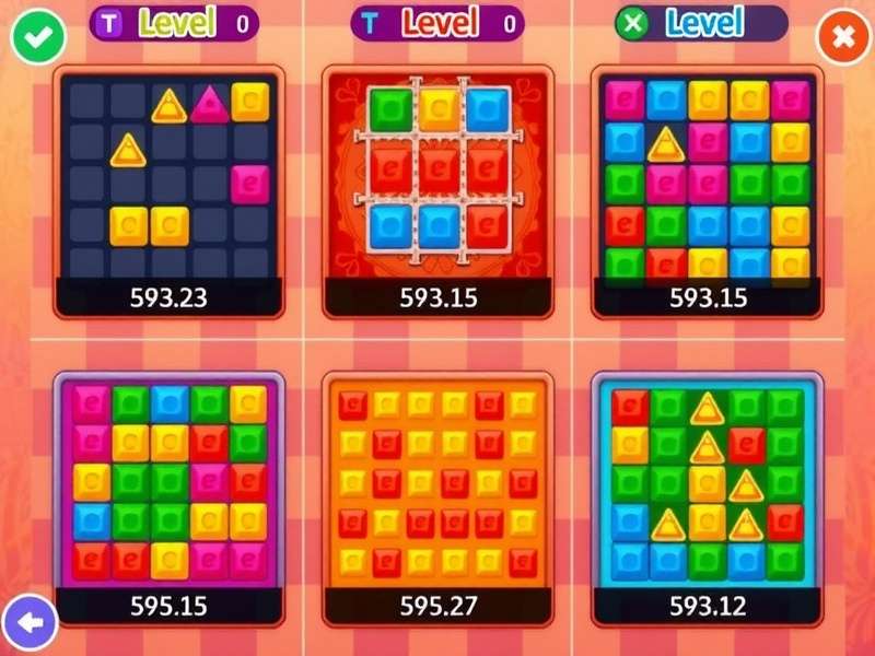 Jalebi Virtuoso level progression showing different puzzle types